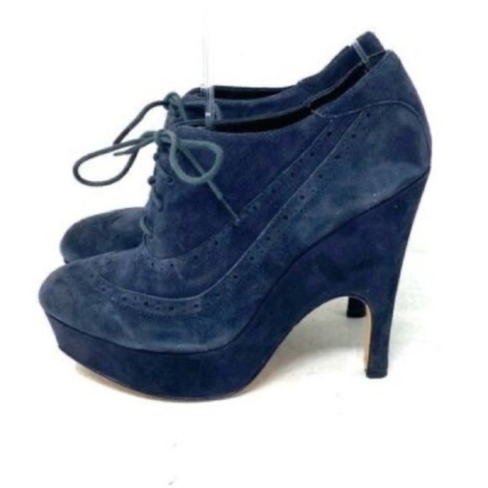Dolce Vita Suede Wingtip Platform Oxford Shoe